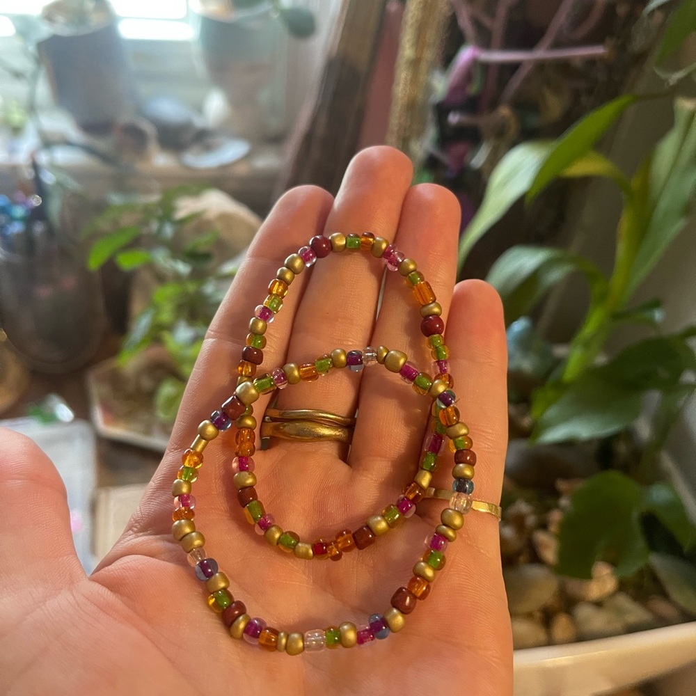Colorful Beaded Bracelet Set